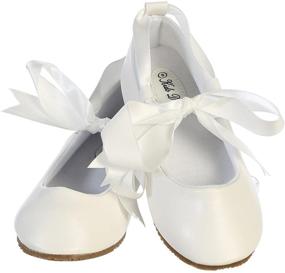 img 3 attached to Sparkling Ballerina Ribbon Rubber Cinderella Toddler Girls' Shoes: Ideal for Comfort and Style