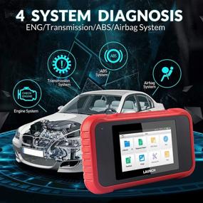 img 3 attached to 🔧 2021 New CRP129E OBD2 Scanner - Launch Scan Tool for TCM Eng ABS SRS Code Reader with Oil/EPB/TPMS/SAS/Throttle Body Reset Diagnostic Tool, Carry Bag and AutoVIN WiFi Update - Upgraded Version of CRP123