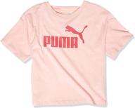 puma girls t shirt white small logo