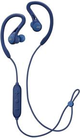 img 4 attached to 🎧 JVC HA-EC25WA Спортивные беспроводные наушники - высокопроизводительные Bluetooth наушники с Pivot & Slide Motion Fit - защита от пота IPX2, 6,5 часов аккумулятора, микрофон и пульт управления (синий)