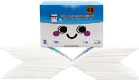 img 3 attached to 🧽 48-Pack TUTULOO Cleaning Sponge: Powerful Magic Eraser Nano Sponges for More Effective Decontamination and Cleaning on All Surfaces