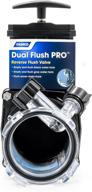 🚽 enhanced camco dual flush pro holding tank rinser with gate valve - optimizes septic system cleaning and resolves stubborn pipe clogs (39062) logo