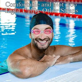 img 1 attached to 👑 Enhanced Comfort and Secure Fit: Water Gear Bungee Headband Goggle Strap