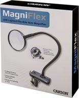 🔍 enhance your precision with carson optical magniflex hands free tabletop mounted magnifier (cl-65), in sleek black design логотип