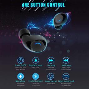 img 1 attached to Наушники ALOVA Bluetooth Наушники Водонепроницаемые