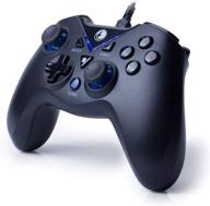 🎮 ifyoo zd v-one wired gaming controller usb gamepad joystick for pc windows xp 7 8 10 playstation 3 android steam - v-one black blue logo