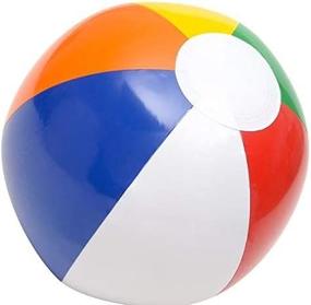 img 1 attached to 🏖️ Fun in the Sun: Rhode Island Novelty Inflatable 12 Inch Multicolored Beach Balls - Set of 12!