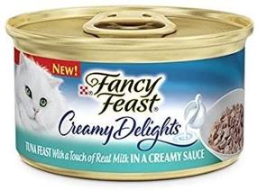 img 3 attached to 🍣 Fancy Feast Purina Creamy Delights Tuna Feast: Indulge in Creamy Sauce with a Touch of Real Milk (12-3 OZ)