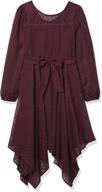 👗 captivating speechless girls' long sleeve hanky hem dress: timeless elegance for any occasion logo