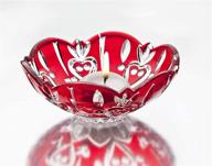 💎 exquisite ruby crystal candy dish логотип