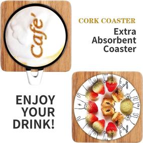 img 2 attached to 🪵 Customized Wooden Coasters for Housewarming Gifts | Personalized Drink Coasters