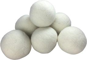 img 3 attached to 🧺 Mojaworks Premium Quality Laundry Ball Combo - 100% Natural Scent-Free, Eco-Friendly & Chemical-Free Living - Ultra Long Lasting, up to 1000+ Times Use - 2 Washer Balls and 6 XL Wool Dryer Balls