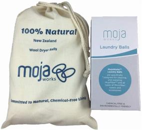 img 4 attached to 🧺 Mojaworks Premium Quality Laundry Ball Combo - 100% Natural Scent-Free, Eco-Friendly & Chemical-Free Living - Ultra Long Lasting, up to 1000+ Times Use - 2 Washer Balls and 6 XL Wool Dryer Balls