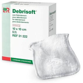 img 3 attached to 🩺 Lohmann & Rauscher 41093 Debrisoft Debridement Pads, Wound Bed Preparation Pads, 100% Unbleached Monofilament Polyester, Pack of 5, 4" x 4