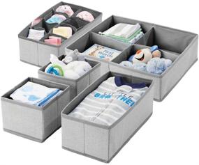 img 4 attached to MDesign Dresser Storage Organizer Nursery Nursery in Furniture