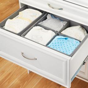 img 2 attached to MDesign Dresser Storage Organizer Nursery Nursery in Furniture