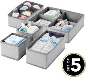 img 3 attached to MDesign Dresser Storage Organizer Nursery Nursery in Furniture