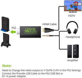 img 3 attached to 🎮 LiNKFOR PS2 to HDMI Converter: Улучшите свое гейминговое искусство с яркой графикой HD на телевизорах с технологией HDTV!