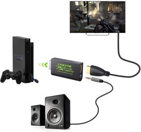 img 1 attached to 🎮 LiNKFOR PS2 to HDMI Converter: Улучшите свое гейминговое искусство с яркой графикой HD на телевизорах с технологией HDTV!