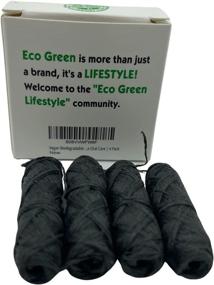 img 3 attached to Zero Waste Dental Floss Refill - Compostable Bamboo 🌿 Charcoal, 33yds x4, Infused with Peppermint Essential Oil, 4 Pack