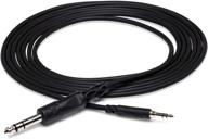 🎧 hosa stereo interconnect cable - 10 feet - 3.5 mm trs to 1/4" trs logo