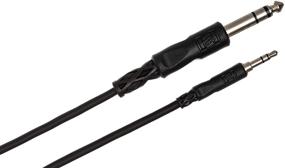 img 3 attached to 🎧 Hosa Stereo Interconnect Cable - 10 Feet - 3.5 mm TRS to 1/4" TRS