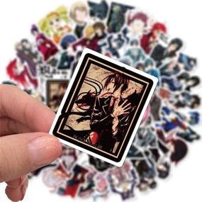 img 3 attached to 🎩 Black Butler Anime Stickers Pack: 50-Pcs Bumper Decals for Cars, Motorcycles, Laptops & More - Waterproof Sunlight-Proof Design