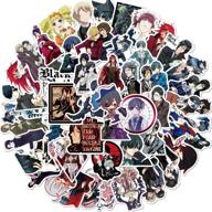 🎩 black butler anime stickers pack: 50-pcs bumper decals for cars, motorcycles, laptops & more - waterproof sunlight-proof design logo