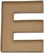 shaped cardboard letter decorative container logo