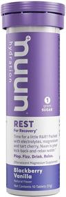 img 1 attached to 💤 Nuun Rest for Recovery BlackBerry Vanilla Drink Tabs - 10 Count - Hydrate and Recharge