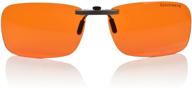 защитные очки с амберными линзами для сна "clip blocking amber lenses sleep логотип