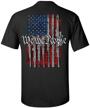 defending freedom collection american t shirt black large logo