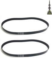 🔌 2-pack replacement belts for hoover dual power max carpet cleaner vacuum, fits models fh51000, fh51001, fh51002, parts 440005536 логотип