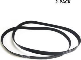 img 1 attached to 🔌 2-Pack Replacement Belts for Hoover Dual Power Max Carpet Cleaner Vacuum, Fits Models FH51000, FH51001, FH51002, Parts 440005536