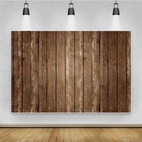 img 2 attached to 📸 Yeele 10x8ft Vintage Brown Wood Wall Backdrop: Perfect for Artistic Portrait Photoshoots, Home Design, and Studio Props