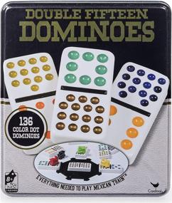 img 1 attached to Exquisite Double Color 🎲 Dominoes: Fascinating Collectors' Styles Await