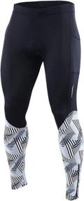 img 4 attached to 🚴 Baleaf Men's Cycling Tights with 4D Padded Road Bike Pants - Outdoor Leggings with Pockets for Bicycle MTB Riding, UPF50+ Protection