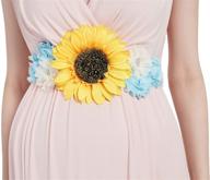 🌻 sunflower bridal wedding maternity pregnancy women's belt accessories: enhance your style! logo