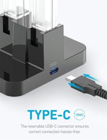 img 1 attached to 🔌 Nintendo Switch Charging Dock Stand by KINGTOP - Joy-Con Controllers Charger Station with Individual LED Indicators & Type C Charging Cable