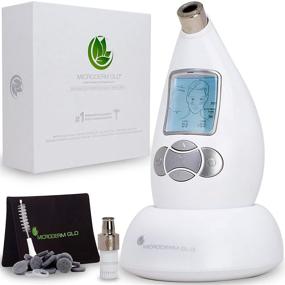 img 4 attached to Microderm GLO Diamond Microdermabrasion Machine and Suction Tool - Advanced Clinical Micro Dermabrasion Kit for Firm and Toned Skin, Home Facial Treatment System & Exfoliator - Achieve Bright and Clear Skin