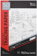 🎨 premium tracing paper & drawing pad - white, 11 x 17 in, 50 sheets. top-quality art supplies! logo