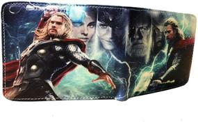 img 2 attached to 🦸 Superhero Thor PVC Bifold Wallet: Unleash Your Inner Hero!