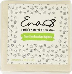 img 2 attached to 🌱 ECNPK140 Eco-Friendly Napkins by Earths Natural Alternative