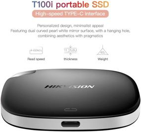 img 2 attached to 💻 Hikvision T100I Portable SSD 512GB - Speed of up to 540MB/s - USB 3.1 External Solid State Drive (Black)