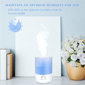 img 1 attached to MADETEC Cool Mist Air Humidifier for Bedroom Home, 5.5L Ultrasonic Baby Room Humidifier with Top Fill Function, 4-Stage Filter, Remote Control, Adjustable Mist, Auto Shut-Off and LED Display (430 sq ft)