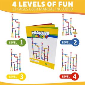 img 2 attached to 🎢 Marble Run Toy Set with Track