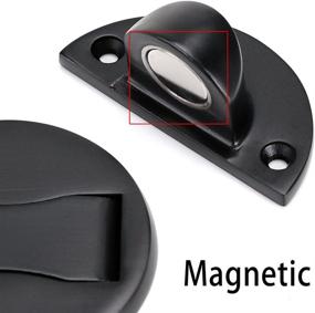 img 2 attached to Enhance Home Security with Sumnacon Magnetic Door Stopper: Powerful Stainless Steel Door Holder for Added Safety and Convenience