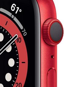 img 3 attached to Apple Watch Series 6 (44mm) GPS + Cellular - (Product) RED Aluminum Case with (Product) RED Sport Band