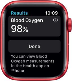 img 2 attached to Apple Watch Series 6 (44mm) GPS + Cellular - (Product) RED Aluminum Case with (Product) RED Sport Band