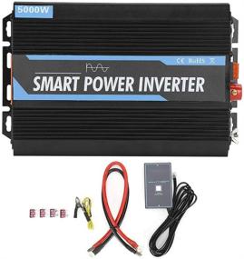 img 4 attached to High-power 2000W Power Inverter with 5000W Peak, USB AC Adapter, Remote Switch for Home Car RV Emergency - 12V to 220V